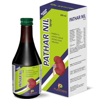 Pathar Nil Syrup 200ml - For Kidney Stone and Urinary Tract Infection - PlantMed Healthcare Pvt Ltd